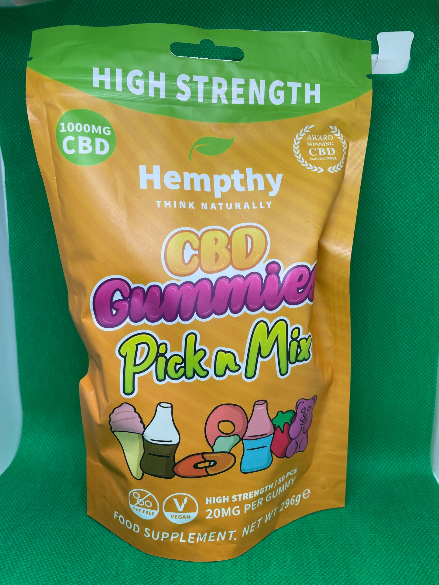 CBD Gummies Hempthy Pick n Mix 1000mg