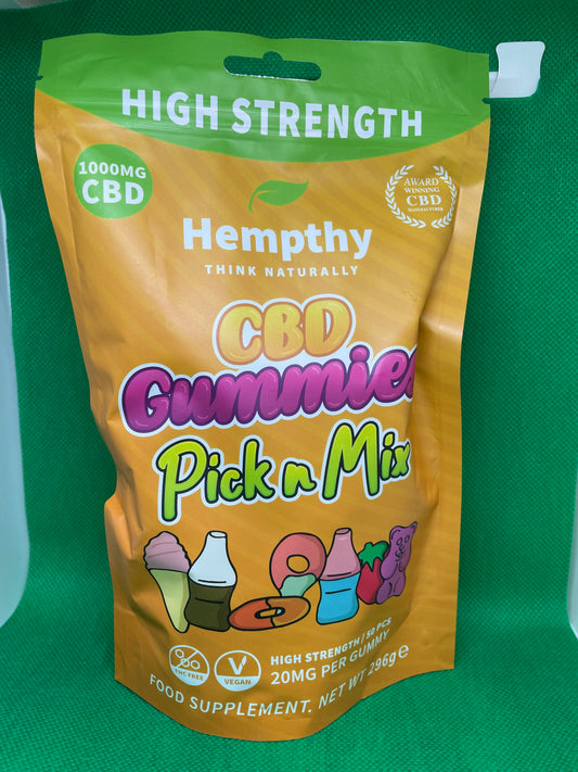 CBD Gummies Hempthy Pick n Mix 1000mg
