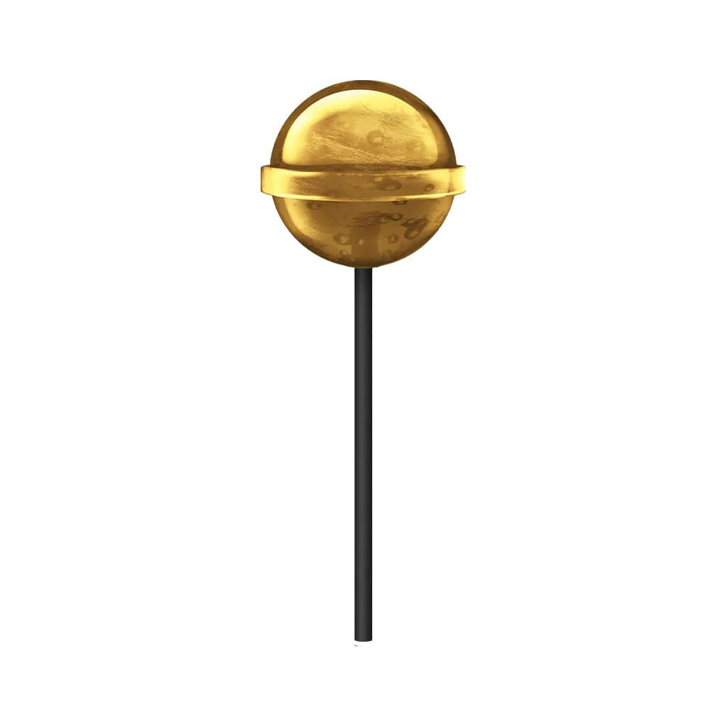 CBD Bubbly Billy Buds Sour Pineapple Lollipop 10mg