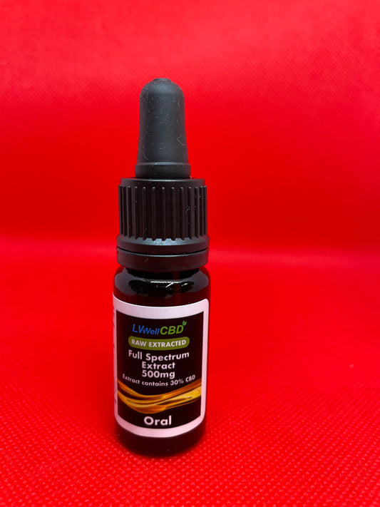 CBD 500mg Oil Raw Cookie Flavour