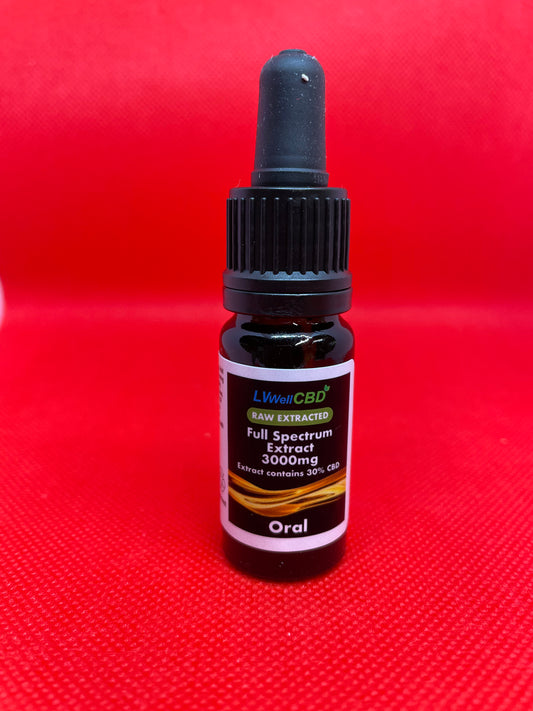 CBD 3000mg Oil Raw Cookie Flavour