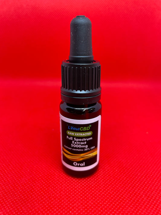 CBD 5000mg Oil Raw Cookie Flavour