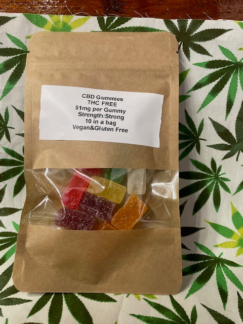 CBD Gummies Cubes Orange County 50mg each