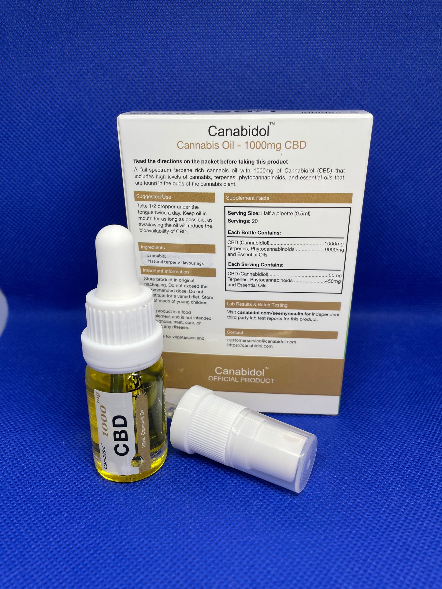 CBD Canabidol Oil 1000mg Oil