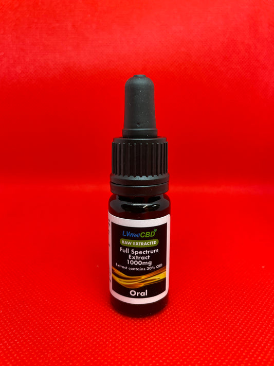 CBD 1000mg Oil Raw Cookie Flavour