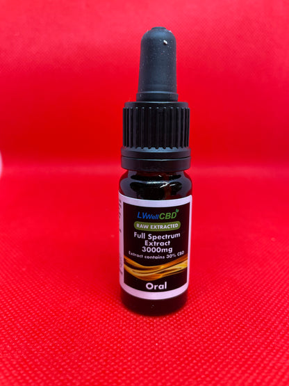 CBD 3000mg Oil Raw Cookie Flavour